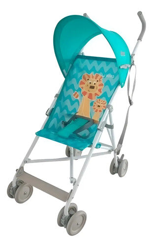 Carriola D'bebe Modelo Zoo Azul
