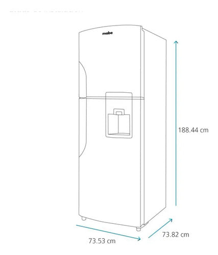 Refrigerador Mabe Modelo Rms510iamrm0