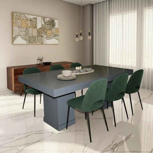 Base y Cubierta para Antecomedor Modelo Seul para 8 Sillas