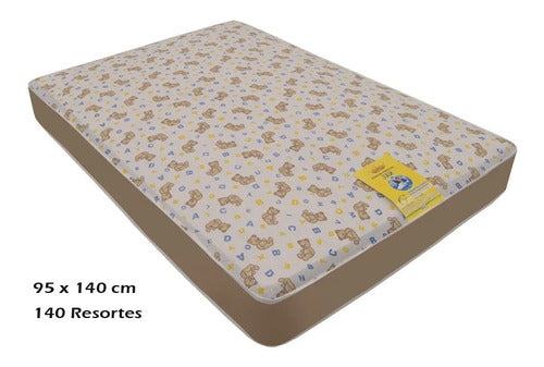 Colchón de Cuna Modelo 95x140 M. Resortes