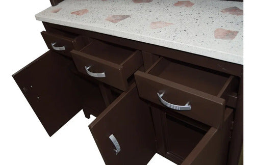 Mueble para Cocina Modelo Cohuxa Chocolate