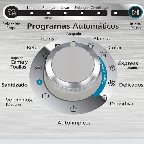 Lavadora Automática Mabe Modelo Lma78113cbab0
