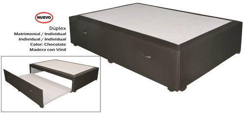 Base para Cama Modelo Duplex Individual/individual Vinil