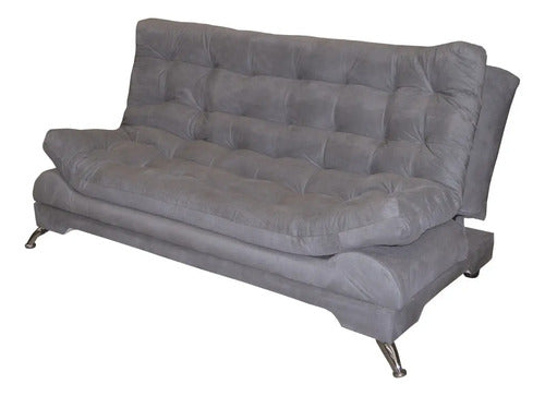 Sofá Cama Modelo Canoa Gris