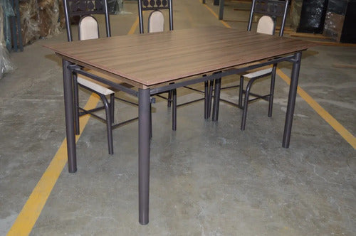 Base y Cubierta para Antecomedor Modelo Belice para 6 Sillas