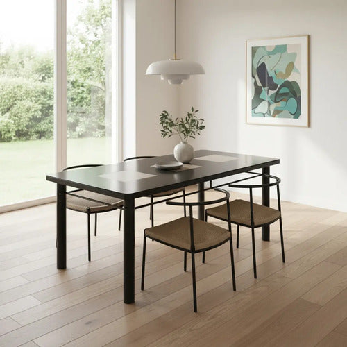 Base y Cubierta para Antecomedor Modelo Ibiza para 8 Sillas