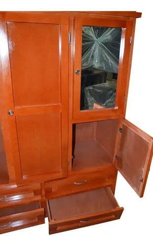 Ropero Modelo Casablanca Caoba