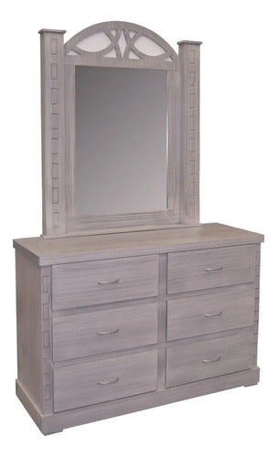 Tocador Modelo Estefania Gris