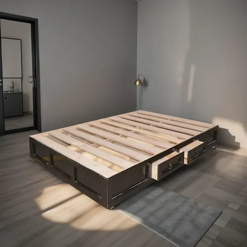 Base para Cama Modelo Grecia Matrimonial Chocolate