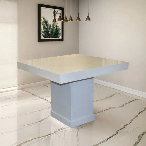 Base y Cubierta para Antecomedor Modelo Bombay para 4 Sillas