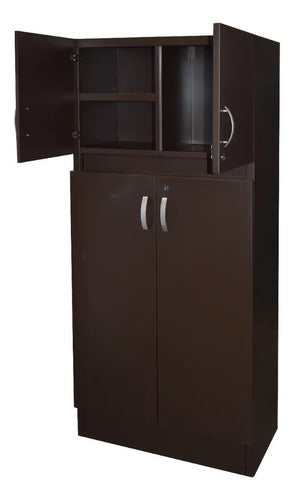 Locker Modelo 4 Puertas Chocolate