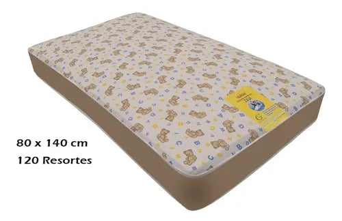 Colchón de Cuna Modelo 80x140 M. Resortes