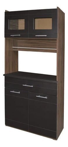 Mueble para Cocina Modelo España Chocolate