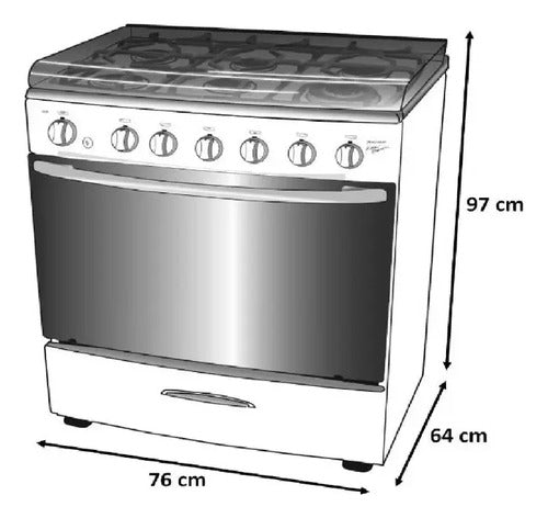 Estufa Koblenz Modelo Ek-501fnm Roma