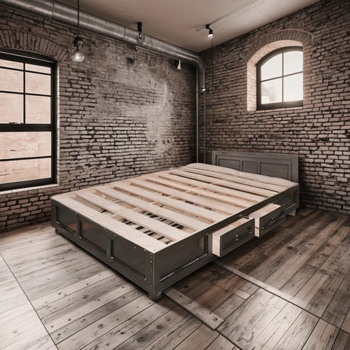 Base para Cama Modelo Grecia Individual Chocolate
