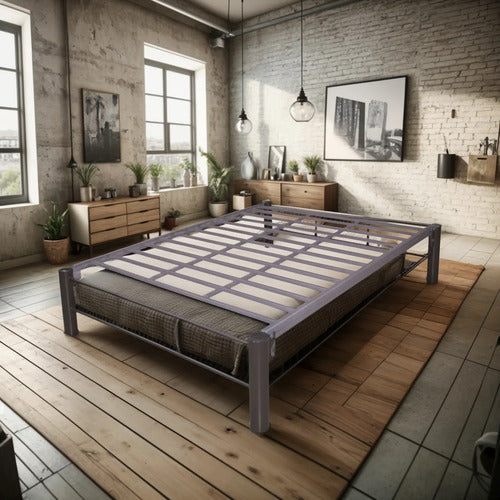 Base para Cama Modelo Metalica Matrimonial