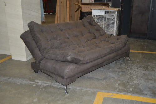Sofá Cama Modelo Canoa Gris