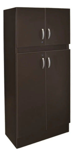 Locker Modelo 4 Puertas Chocolate