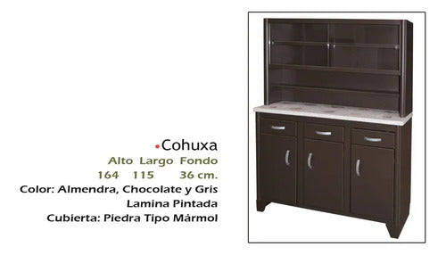 Mueble para Cocina Modelo Cohuxa Chocolate
