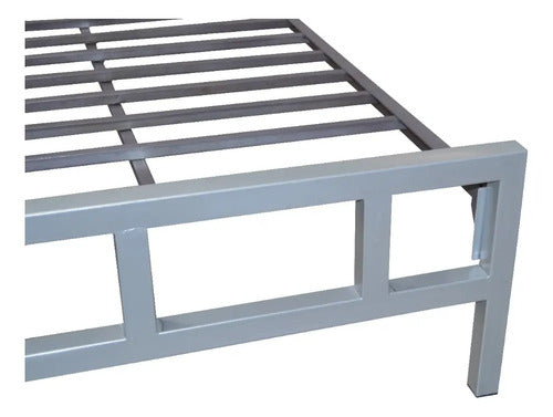 Cama Modelo Berlina Matrimonial Gris