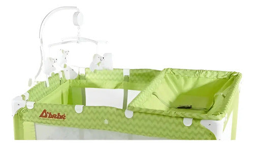 Corral Cuna D'bebe Modelo Zoo Verde
