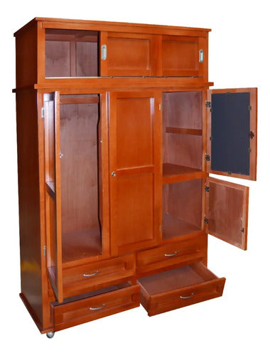 Ropero Modelo Casablanca Caoba
