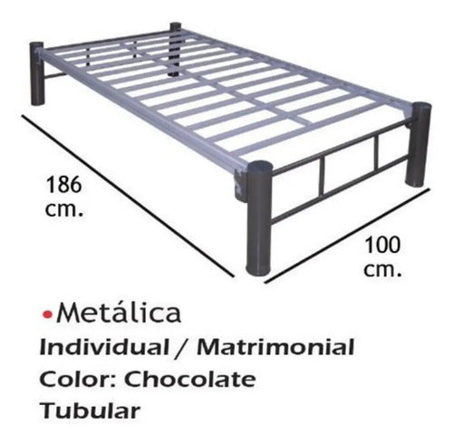 Base para Cama Modelo Metalica Individual