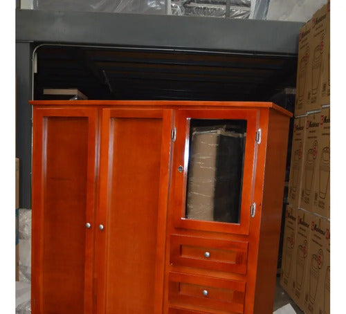 Ropero Modelo Zapatero Caoba