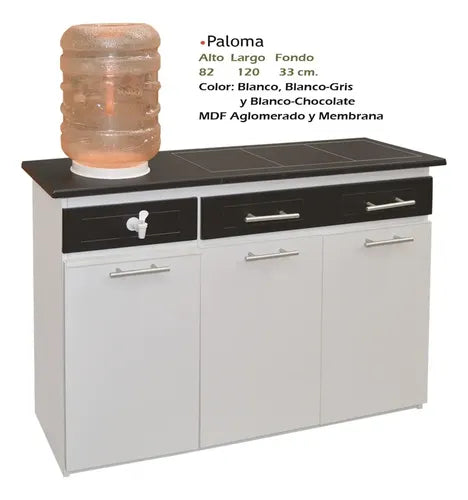 Mueble para Cocina Modelo Paloma Chocolate