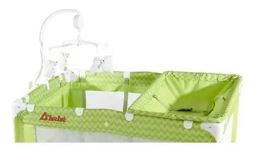 Corral Cuna D'bebe Modelo Zoo Verde