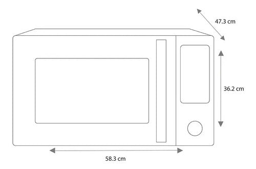 Horno de Microondas Mabe Modelo Hmm11pjnx