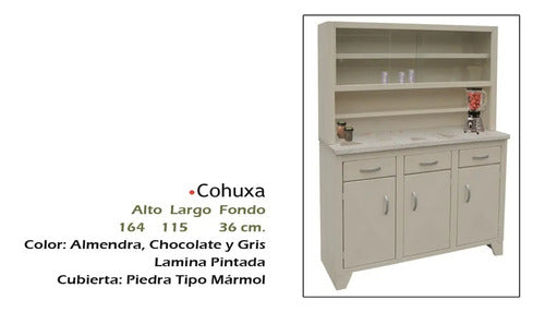 Mueble para Cocina Modelo Cohuxa Almendra