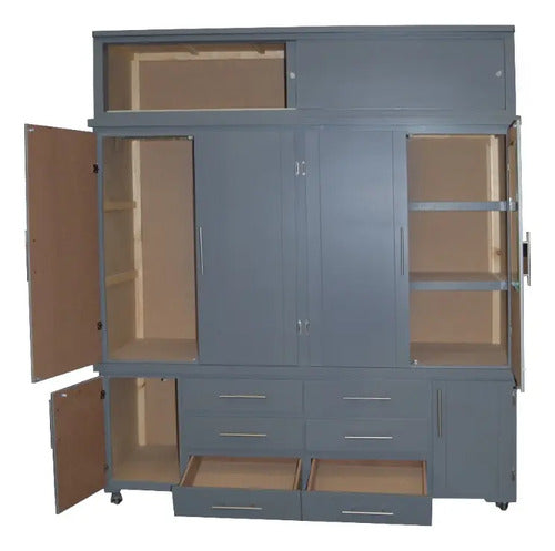 Ropero Modelo Italiano Gris