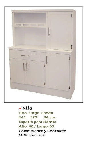 Mueble para Cocina Modelo Ixtla Blanco