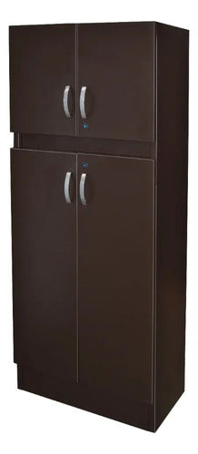 Locker Modelo 4 Puertas Chocolate