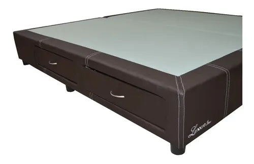 Base para Cama Modelo Plus Cajones King Size Vinil