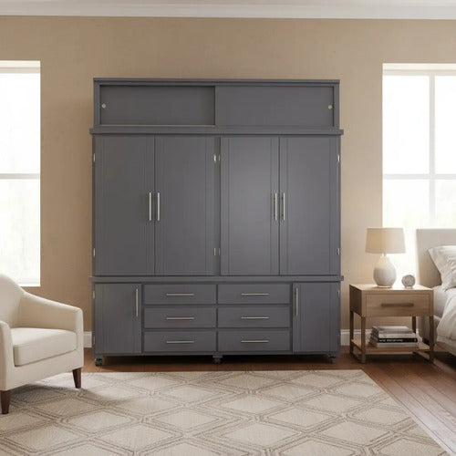Ropero Modelo Italiano Gris