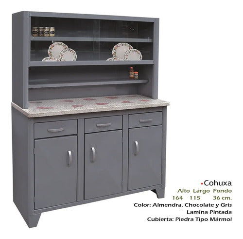 Mueble para Cocina Modelo Cohuxa Gris