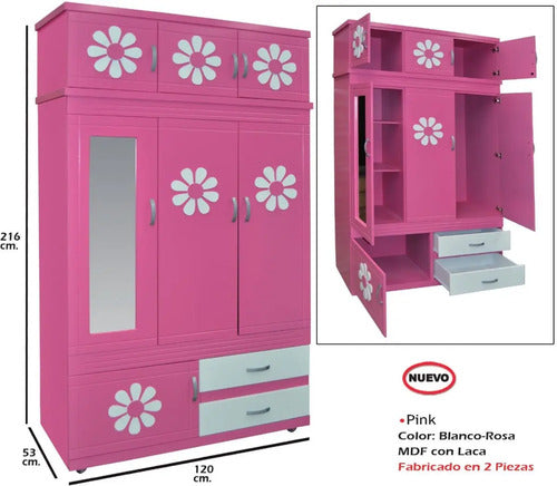 Ropero Modelo Pink