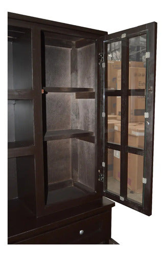 Vitrina Modelo Guam Chocolate