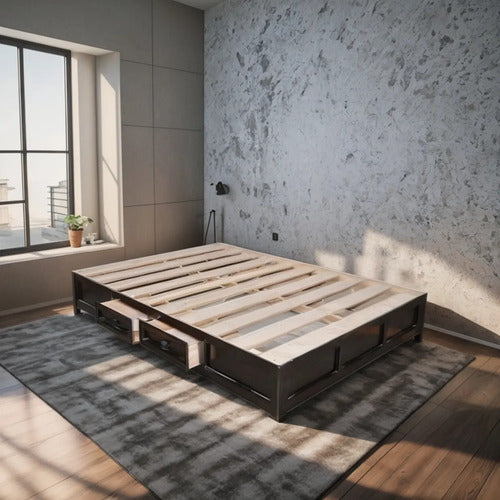 Base para Cama Modelo Grecia Individual Chocolate