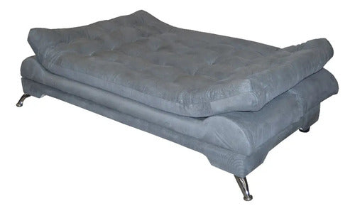 Sofá Cama Modelo Canoa Gris