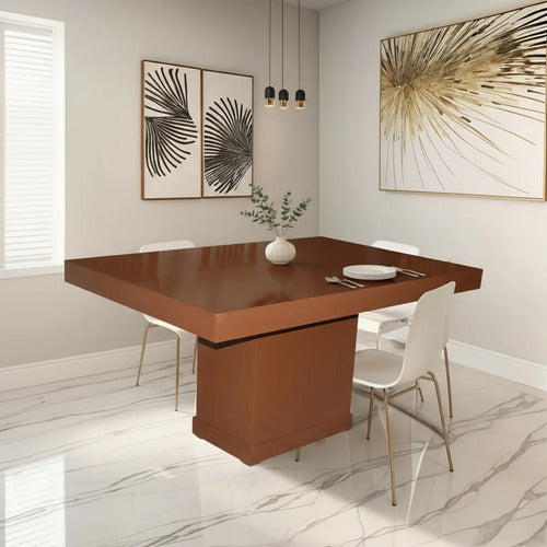 Base y Cubierta para Antecomedor Modelo Latte para 6 Sillas