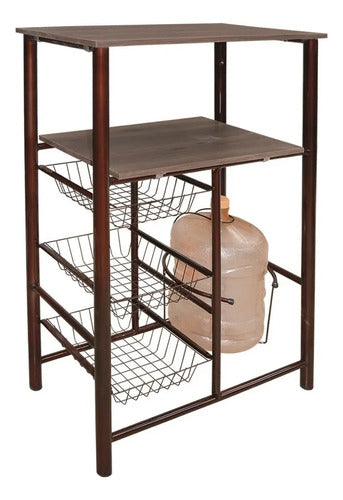 Mueble para Cocina Modelo Mixto Grande Cafe