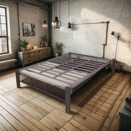 Base para Cama Modelo Metalica Matrimonial