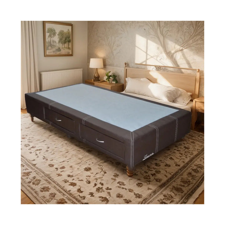 Base para Cama Modelo Plus Cajones Matrimonial Vinil