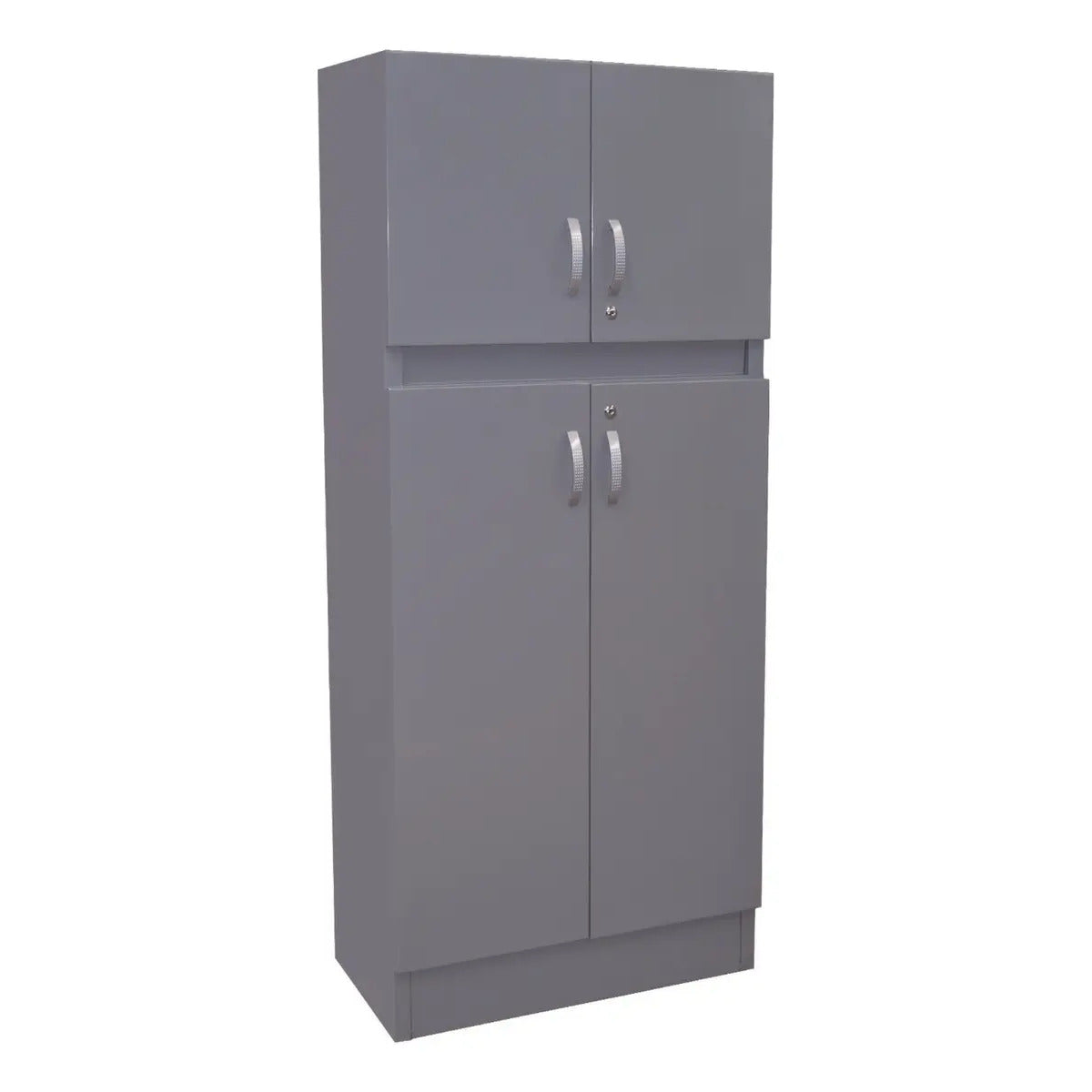Locker Modelo 4 Puertas Gris