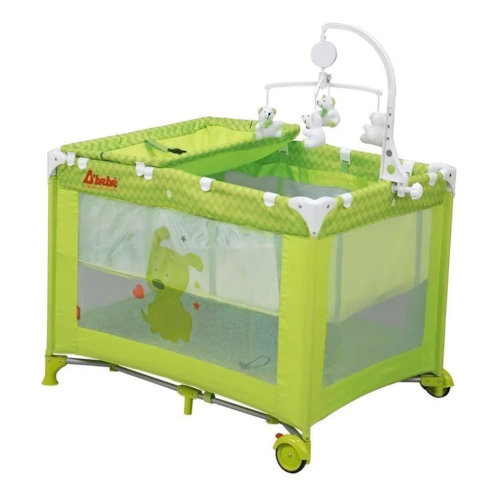 Corral Cuna D'bebe Modelo Zoo Verde