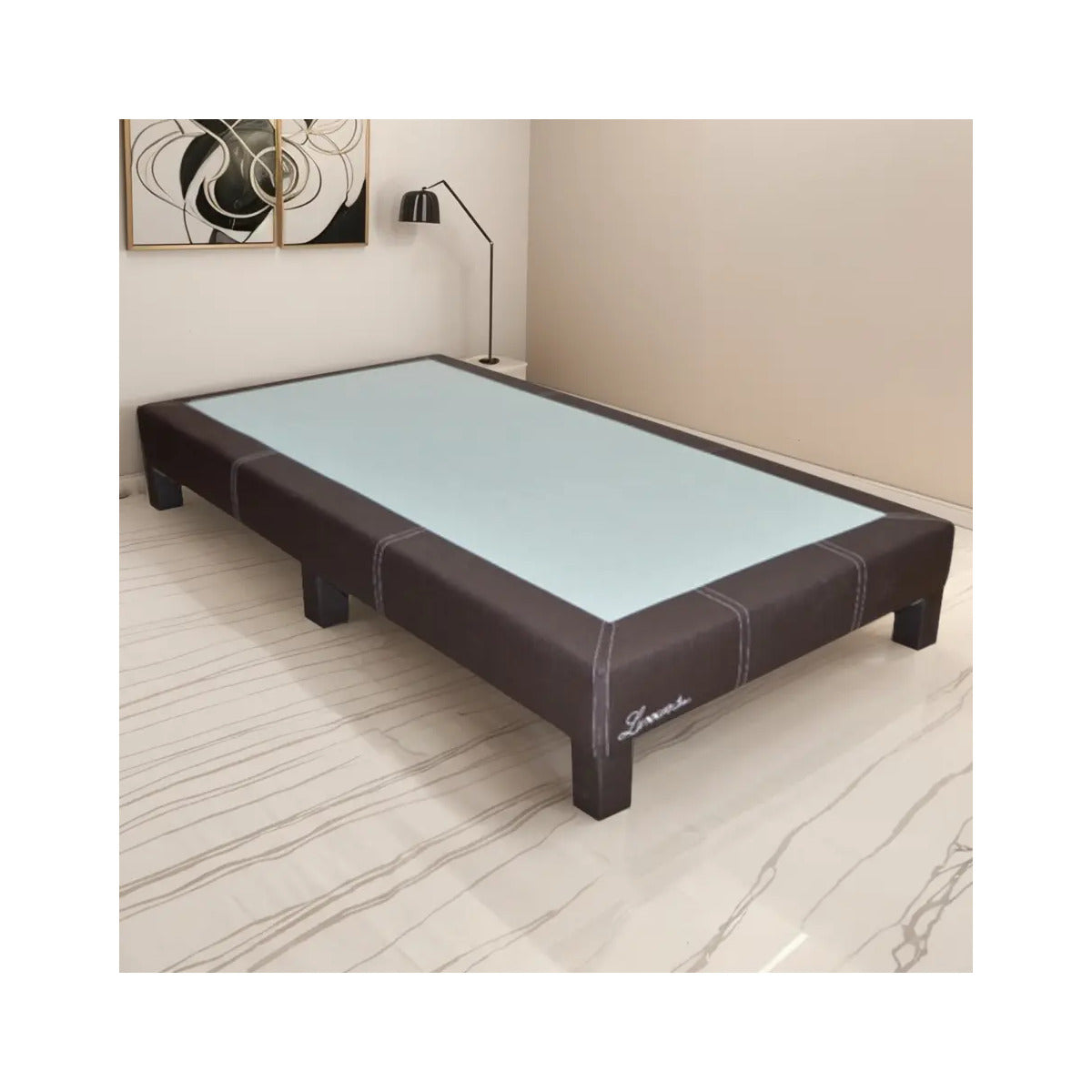 Base para Cama Modelo Roca Individual Vinil