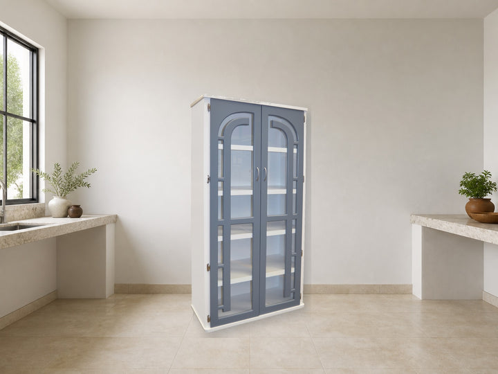 Mueble para Cocina Modelo Colima Grande Gris en ambiente de hogar